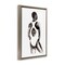 Stupell Industries Beach Day Swimsuit Silhouette Floating Frame, design by Simone Elum